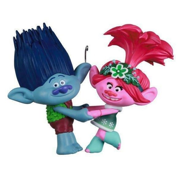 DreamWorks Animation Trolls Holiday in Harmony Poppy & Branch Hallmark Keepsake - Picture 1 of 6